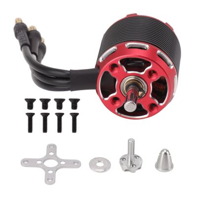 Brushless Motor, Professional High Purity Copper Coil C2834 Brushless Outrunner Motor 14 Poles CNC Machined 12 Slots High Torsion for Aircraft Model (1120KV)