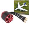 Brushless Motor, Professional High Purity Copper Coil C2834 Brushless Outrunner Motor 14 Poles CNC Machined 12 Slots High Torsion for Aircraft Model (1120KV) view 2