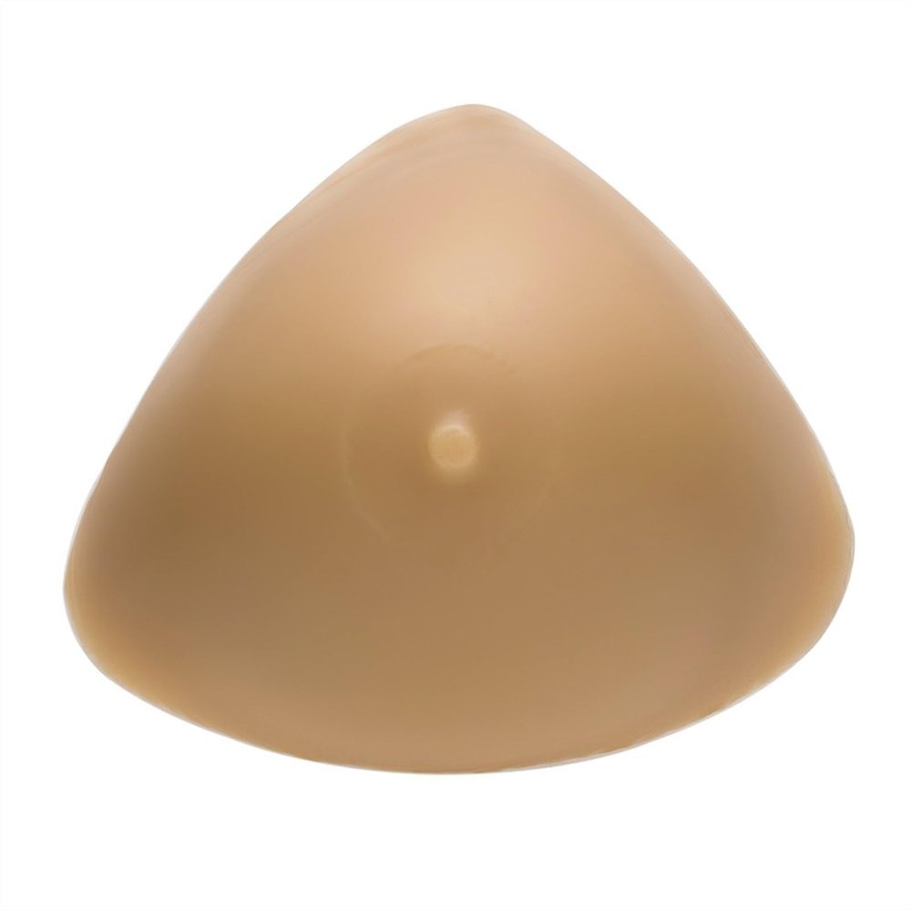 ALKANI Realistic Silicone Breast Forms Breast Enhancer Inserts Triangle Shape Removeable Bra Pads Suitable for Mastectomy Crossdresser (Size : A)