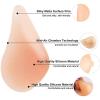 ALKANI Silicone Breast Bra Inserts Pads Chest Enhancer Artificial Fake Chest Suitable for Bikini Swimsuit Suspenders Gathering (Color : Left White, Size : B) view 4