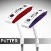 Professional Golf Putter for Men and Women - Alloy Steel Rod, 5 Inch Alloy Head and Silicone Grip Included (White Purple) view 2