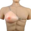 ALKANI Single Shoulder Strap Silicone Breast Right Left Side Fake Breasts with Adjustable Strap Suitable for Mastectomy Breast Cancer Patient (Color : Skin, Size : XXS) view 1