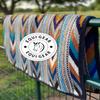 EQUIGEAR Western Show Horse Saddle Blanket New Zealand Wool Western Design Handmade Saddle Blanket Top Wool Pad Sensor Flex (Customization Available) IZ10 (32x32) view 1