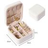 MiLLeL Storage box, high-end double-layer, large capacity, jewelry, storage box Milkywhite view 2