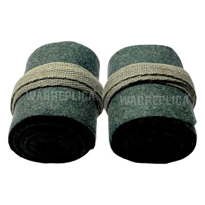 warreplica British WW1 Long Putties. Puttees|Medieval SCA LARP Reenactment Viking Wool Leg Wraps- Grey 144 inch|Norse Warrior Costume Accessory|Leg Bindings for Cosplay & Reenactment