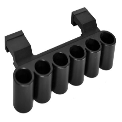 Trinity Tactical Aluminum Shell Carrier Compatible with Kel-Tec KSG 6-Round 12 Gauge Picatinny Rail Mounted Side Saddle, Black Anodized