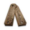 ZIB Grips for 1911: Full Size Wooden Handgun Grips with Bible Verses Series - Fits a Wide Range of 1911 Models - 1911 Accessories (Briarsmoke, Revelation 6-8) view 4