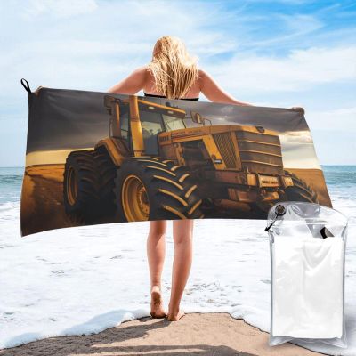 ViLlex Quick Dry Towel 31.5"X63" Luxury Fast Drying Towels Super Absorbent for Swimming Beach Hiking Travel Sports Tractor in The Field