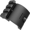 3 Slots Low Profile Adapter 45 Degree Picatinny Offset Mount Picatinny Rail Mount for Flashlight Laser (Black-1PCS) view 1