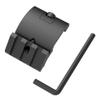 3 Slots Low Profile Adapter 45 Degree Picatinny Offset Mount Picatinny Rail Mount for Flashlight Laser (Black-1PCS) view 4