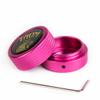 YEUEK TAOM Pool Chalk Holder Round Shaped Practical Tool Billiards Accessories Magnetic Mini Chalk Tip Case Container Round Box Billiards view 1