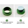 YEUEK TAOM Pool Chalk Holder Round Shaped Practical Tool Billiards Accessories Magnetic Mini Chalk Tip Case Container Round Box Billiards view 4
