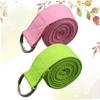 Sosoport 2pcs Yoga Stretch Bands Durable Resistance Straps for Fitness Portable Exercise Tool for Home Outdoor Workouts Random Color Selection view 4