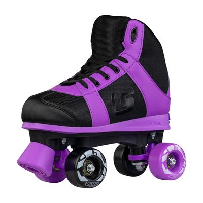 Crazy Skates SK8 Roller Skates for Girls and Boys - Both Adjustable and Fixed Sizes - Purple (Size: Large | 6-9)