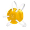 Great Call Athletics | Wrestling Classic Headgear Earguard | Adult Grappling Head Gear | Adjustable Ear Guards White Straps (Athletic Gold w/ White Straps) view 1