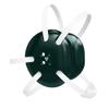 Great Call Athletics | Wrestling Classic Headgear Earguard | Adult Grappling Head Gear | Adjustable Ear Guards White Straps (Dark Green w/ White Straps)