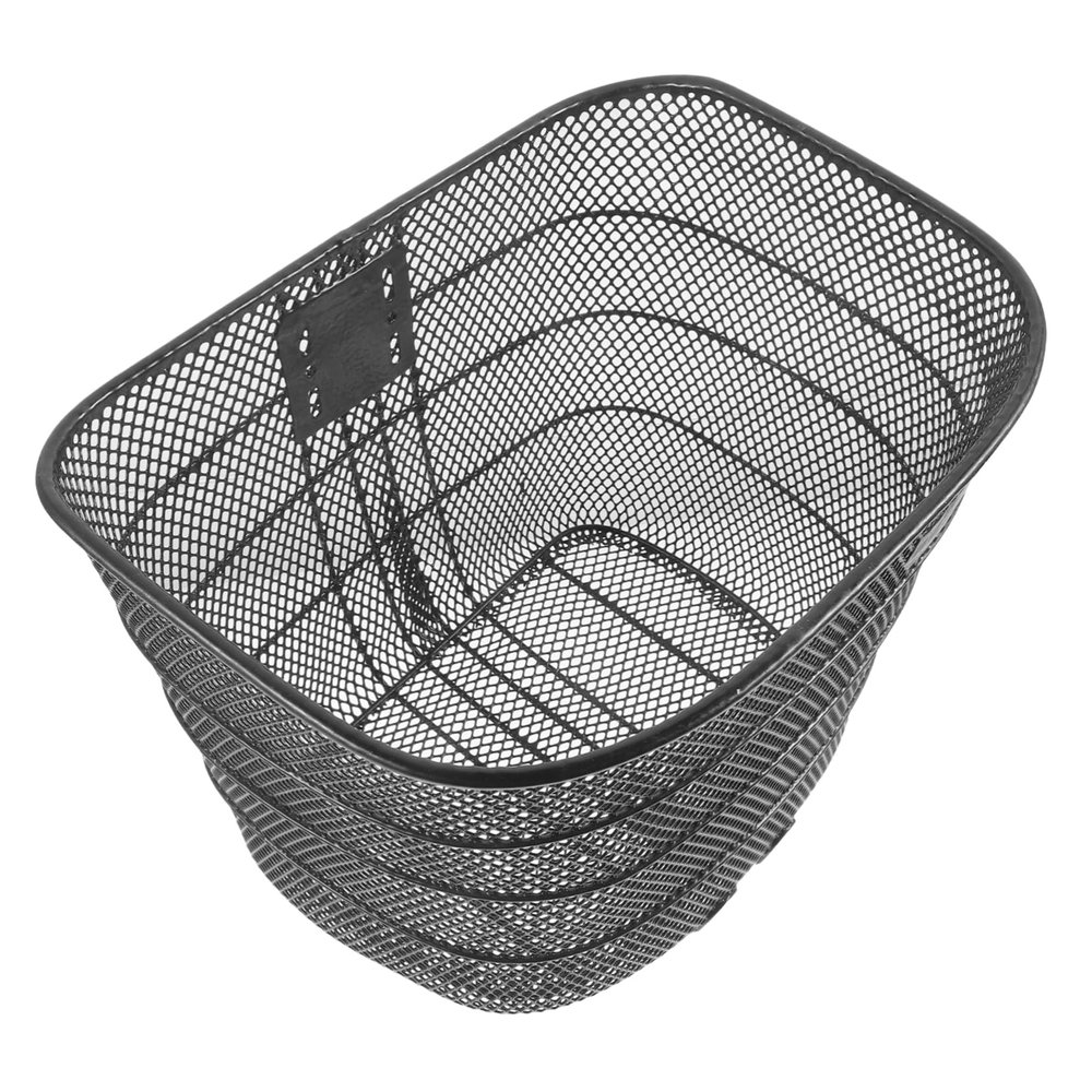 BESPORTBLE Front Metal Basket Large Capacity Detachable Handlebar Storage Basket for Easy Installation Design for Carrying Vegetables School Bags and More