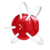 Great Call Athletics | Wrestling Classic Headgear Earguard | Adult Grappling Head Gear | Adjustable Ear Guards White Straps (Varsity Red w/ White Straps)