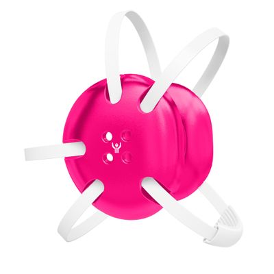 Great Call Athletics | Wrestling Classic Headgear Earguard | Adult Grappling Head Gear | Adjustable Ear Guards White Straps (Pink w/ White Straps)