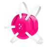 Great Call Athletics | Wrestling Classic Headgear Earguard | Adult Grappling Head Gear | Adjustable Ear Guards White Straps (Pink w/ White Straps)