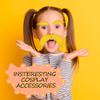 Babycop Yellow Mustache and Eyebrows Fake Beard for Kid & Adult, Cosplay Halloween Costume Accessories Funny Party Favor Men Women view 2