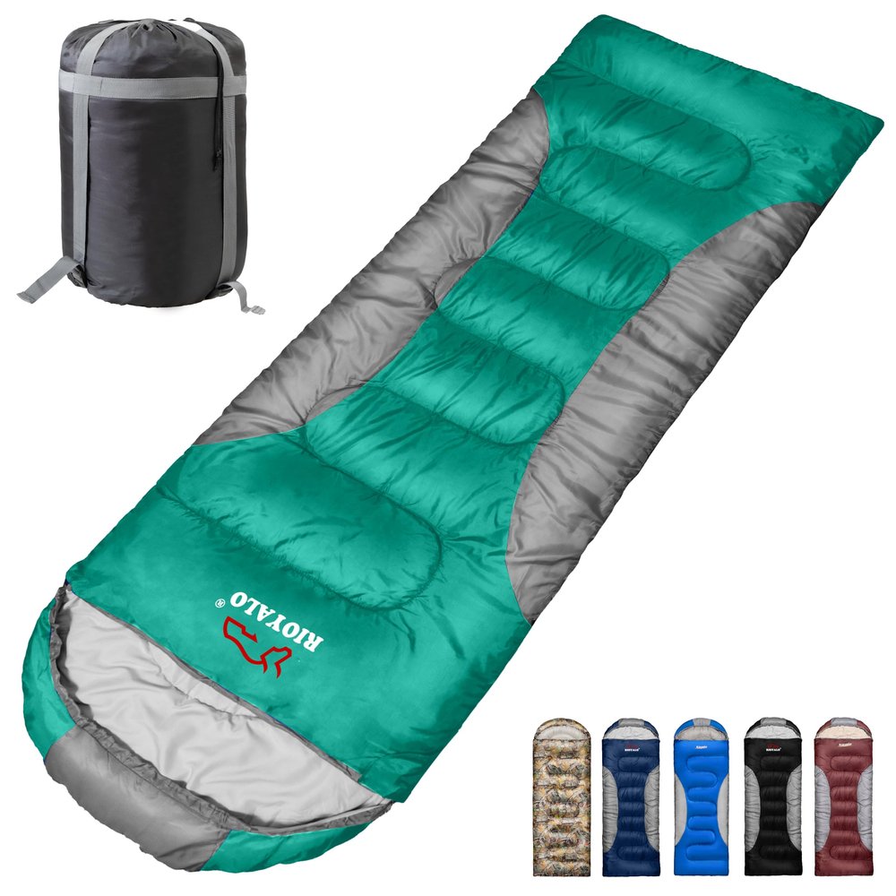 0 Degree Winter Sleeping Bags for Adults Camping -Temp Range (5F  32F) Portable Waterproof Compression Sack- Cold Weather Sleeping Bags for Big and Tall in Env Hoodie: Hiking Backpacking 4 Season