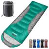 0 Degree Winter Sleeping Bags for Adults Camping -Temp Range (5F  32F) Portable Waterproof Compression Sack- Cold Weather Sleeping Bags for Big and Tall in Env Hoodie: Hiking Backpacking 4 Season view 1
