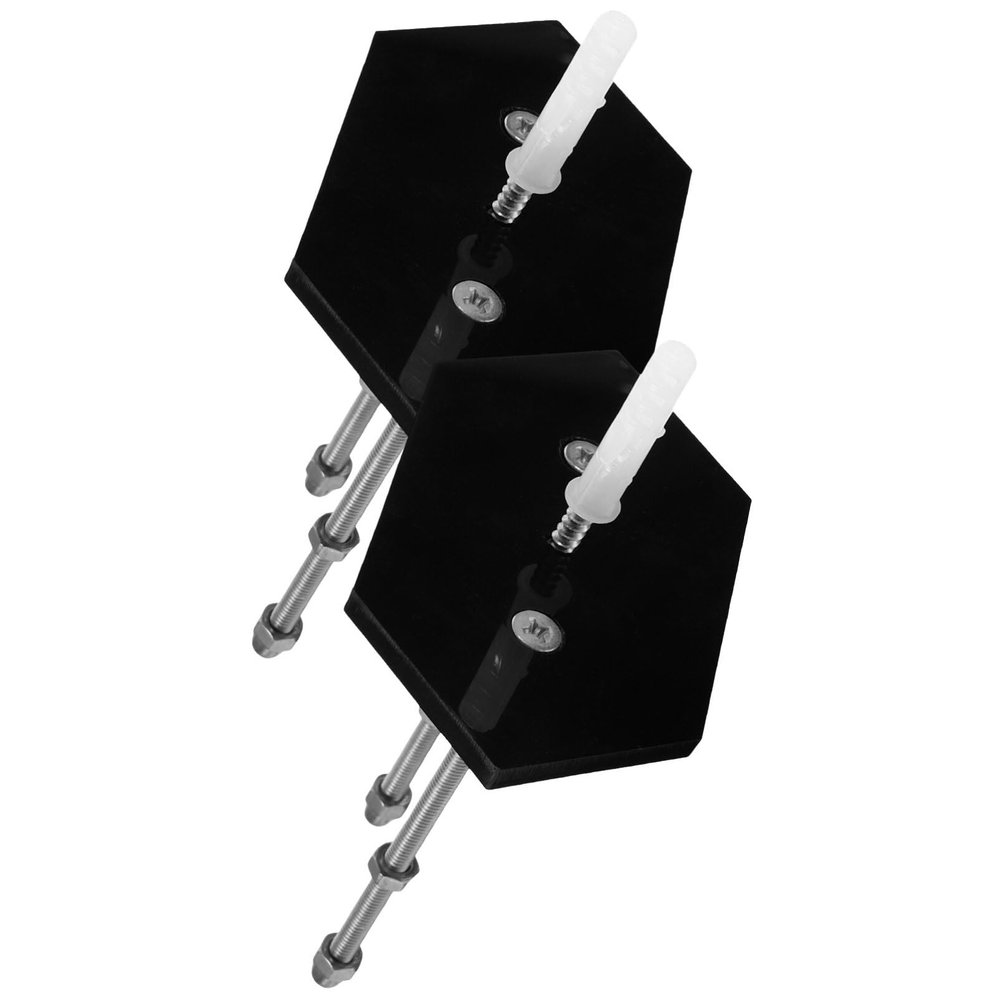 BESPORTBLE 2pcs Acrylic Skateboard Wall Mount Hanger Easy to Install Skateboard Display Rack for Storage Suitable for Snowboards