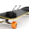 BESPORTBLE 2pcs Acrylic Skateboard Wall Mount Hanger Easy to Install Skateboard Display Rack for Storage Suitable for Snowboards view 3
