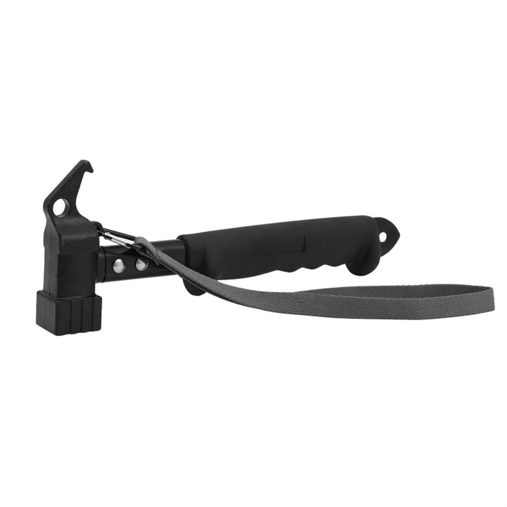 INLIMA Hammer Outdoor Survival Tool Camping Hammer Tools Aluminum Alloy Hook Life-saving Hammer