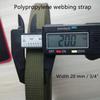 Polypropylene Webbing 3/4 inch - PP Webbing Strap Tape for Bags, DIY Craft, Backpack, Strapping, Belts - 10 Yards/roll view 2