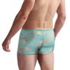 BreakEgg Men's Lace Boxers Underwear Seamless Lace Design with Low Waist Sexy and Comfortable Mens Under Panties (Sky Blue,One Size) view 4