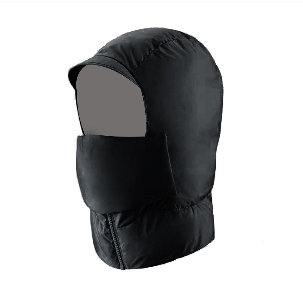 Tapasimme Winter Warm Hat for Men Women Windproof Sleeping Bag Outdoor Camping Waterproof Cap for Hiking Skiing Cycling (Black)