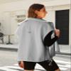 GTLIAE Womens Sherpa Fleece Vest Oversized Sleeveless Jacket Casual Outerwear Gilet with Pockets(Grey-L) view 3