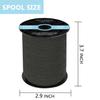 LUYADIN Paracord 240lb - Diameter 2mm Micro Utility Cord -3 Strand Parachute Spool Cord - 100ft 200ft,Paracord for Camping,Hiking,Fishing,Outdoor and DIY view 2