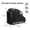 VPRO Adjustable Shoulder Strap and Top Handle Oxford Cloth Bag to Carry Roller Skates, Ice Hockey Skates for Kids and Adults (Red) view 4