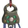 INLIMA Pulley Force Pulling Reinforced Double Pulley Ropeway Rock Climbing Crossing Emergency Rescue Side Pulley (Color : B) view 2