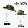 Sun Hats for Men Women Bucket Hat UPF 50+ UV Protection Boonie Hat for Safari Fishing Hiking Garden Beach view 2