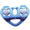 INLIMA Pulley Heart-Shape Climbing Double Pulley Steel Cable Rope Climbing Device High Speed Zipline Trolley view 1