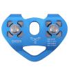 INLIMA Pulley Heart-Shape Climbing Double Pulley Steel Cable Rope Climbing Device High Speed Zipline Trolley view 2