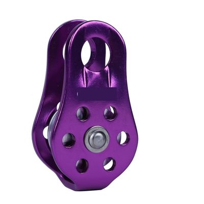INLIMA Pulley Rock Climbing Pulley Fixed Sideplate Single Sheave Pulley Outdoor Survival Tool High Altitude Traverse Hauling Gear (Color : 2)