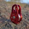 INLIMA Pulley Rock Climbing Pulley Fixed Sideplate Single Sheave Pulley Outdoor Survival Tool High Altitude Traverse Hauling Gear (Color : 2) view 3