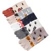 Antcher 5 Pairs Children's Five Finger Cotton Socks Cartoon Animal Toe Socks Boys Girls Breathable Toe Socks 3-12 Years Old (US, Age, 7 Years, 12 Years) view 3