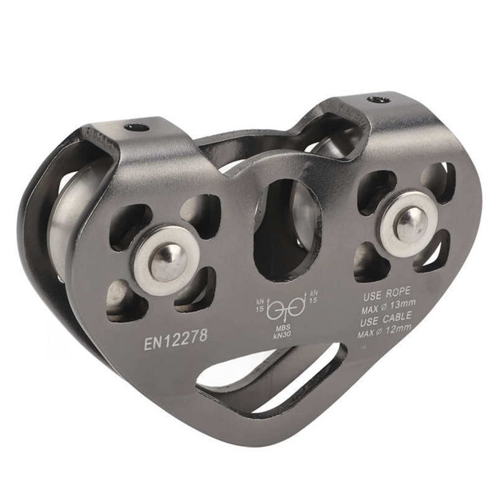 INLIMA Pulley Dual Trolley Pulley Zipline Pulley for Mountaineering
