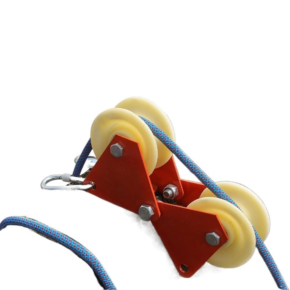 INLIMA Pulley Professional Outdoor Climbing Wall Pulley Rope Puller Anti-Rope Wear Field Fall Downhill Rescue Safety Protective Equipment