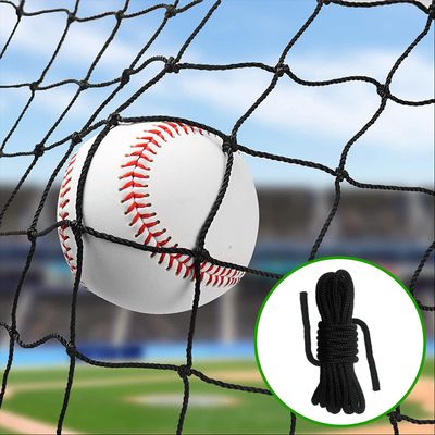 Wiseek 10'x15' Baseball Softball Backstop Nets, Heavy Duty Baseball Netting Ball Stop Netting #18 Nylon Sport Netting Barrier