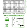 Wiseek 10'x15' Baseball Softball Backstop Nets, Heavy Duty Baseball Netting Ball Stop Netting #18 Nylon Sport Netting Barrier view 2