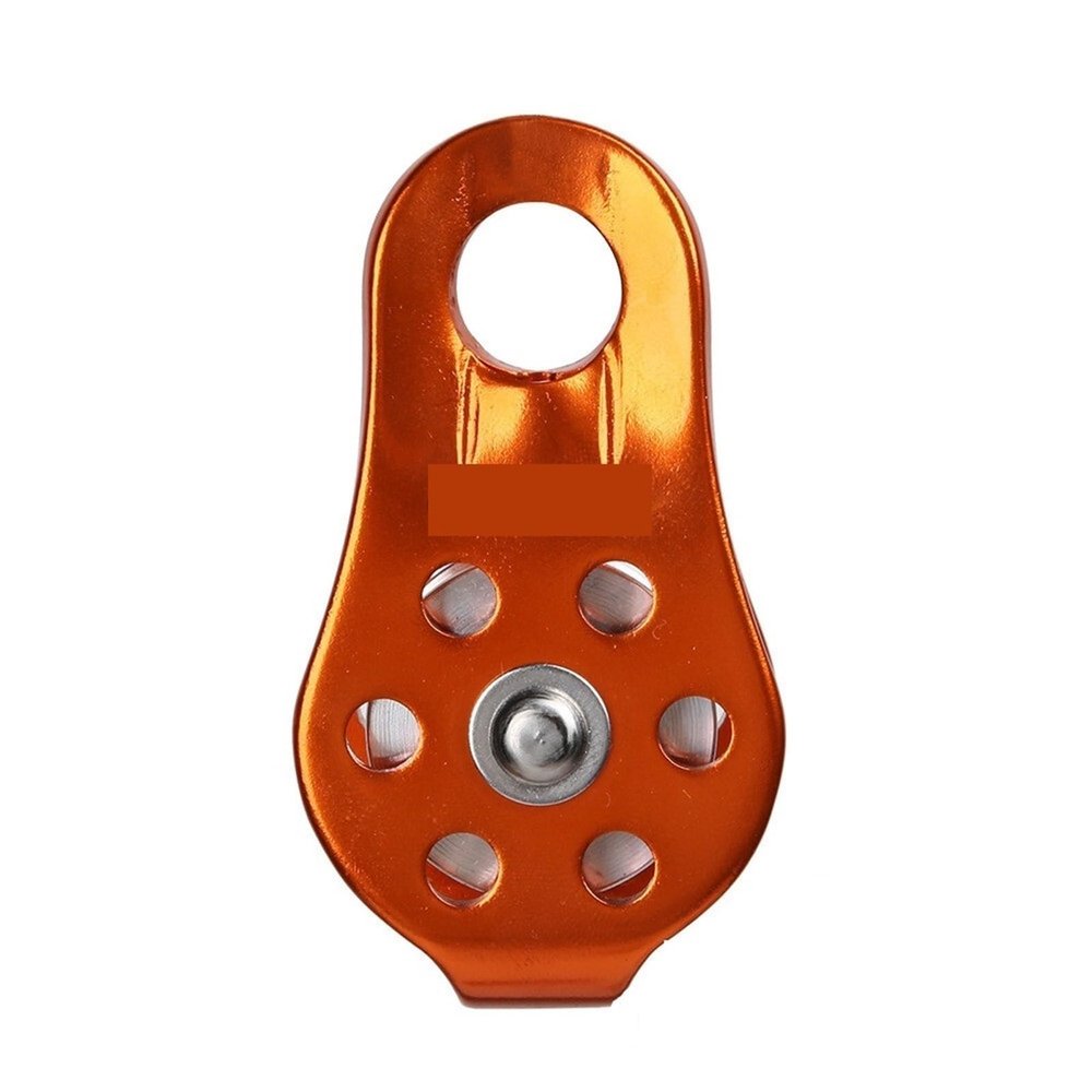 INLIMA Pulley Pulley Fixed Sideplate Single Shaeave Pulley Rock Climbing Outdoor Survival Tool High Altitude Traverse Hauling Gear (Color : 3)