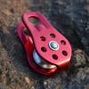 INLIMA Pulley Pulley Fixed Sideplate Single Shaeave Pulley Rock Climbing Outdoor Survival Tool High Altitude Traverse Hauling Gear (Color : 3) view 2