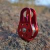 INLIMA Pulley Pulley Fixed Sideplate Single Shaeave Pulley Rock Climbing Outdoor Survival Tool High Altitude Traverse Hauling Gear (Color : 3) view 3